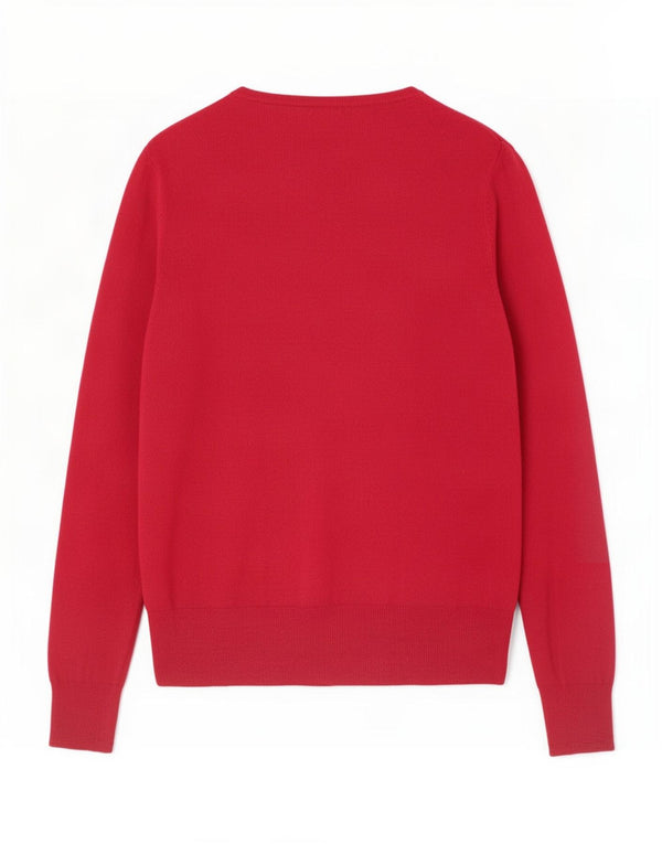 Marks & Spencer Dame Cardigan Sweater UK 14 Large Red Viscose