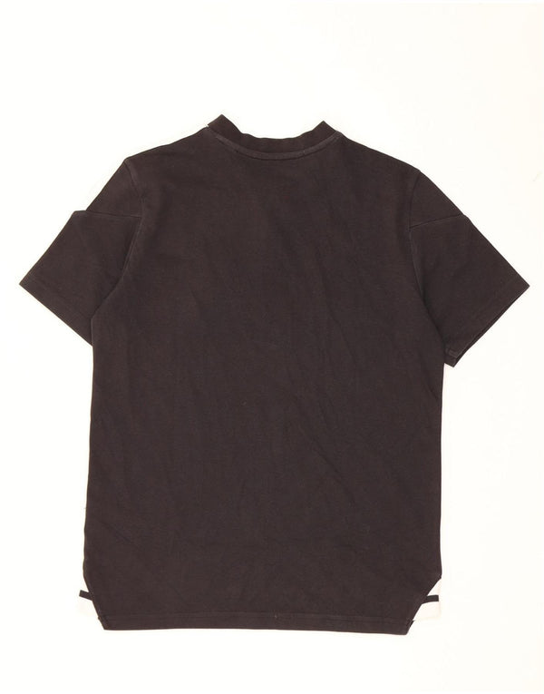 Adidas Boys Aeroready T-Shirt Top 13-14 År Sort Bomuld