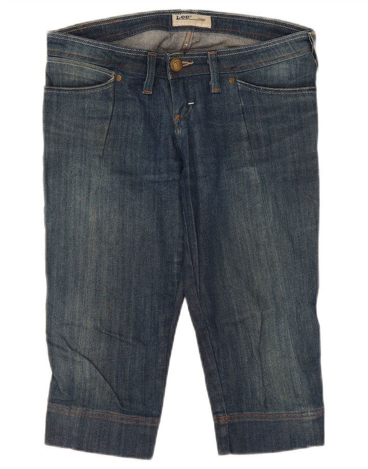 Lee Dame Crystal Capri Jeans W27 L17 Blå Bomuld