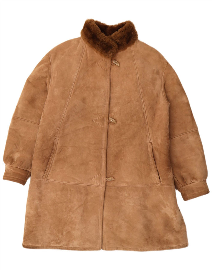 Sinclair Dame Shearling Coat IT 48 XL Brun Shearling