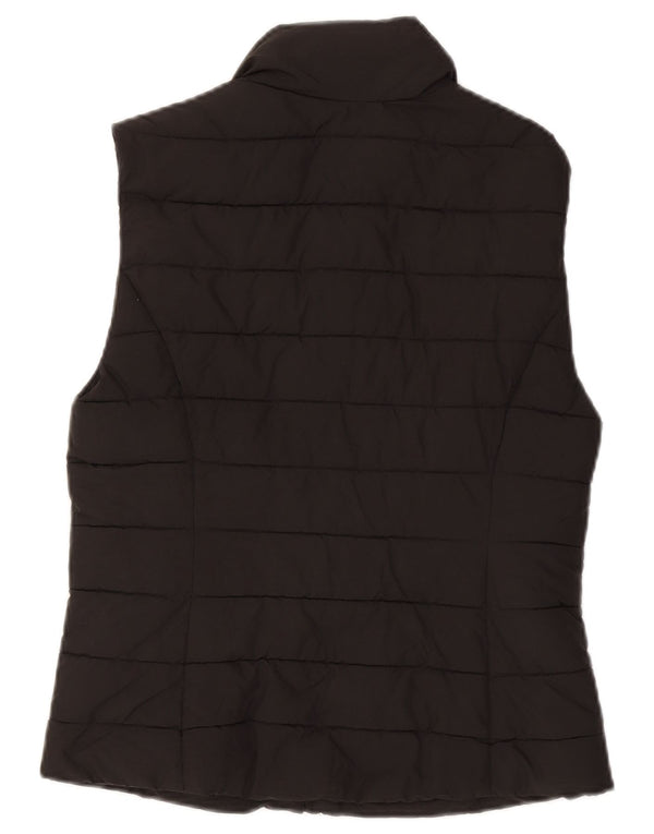 Jack Wills Womens Polstret Gilet UK 10 Small Black Polyester