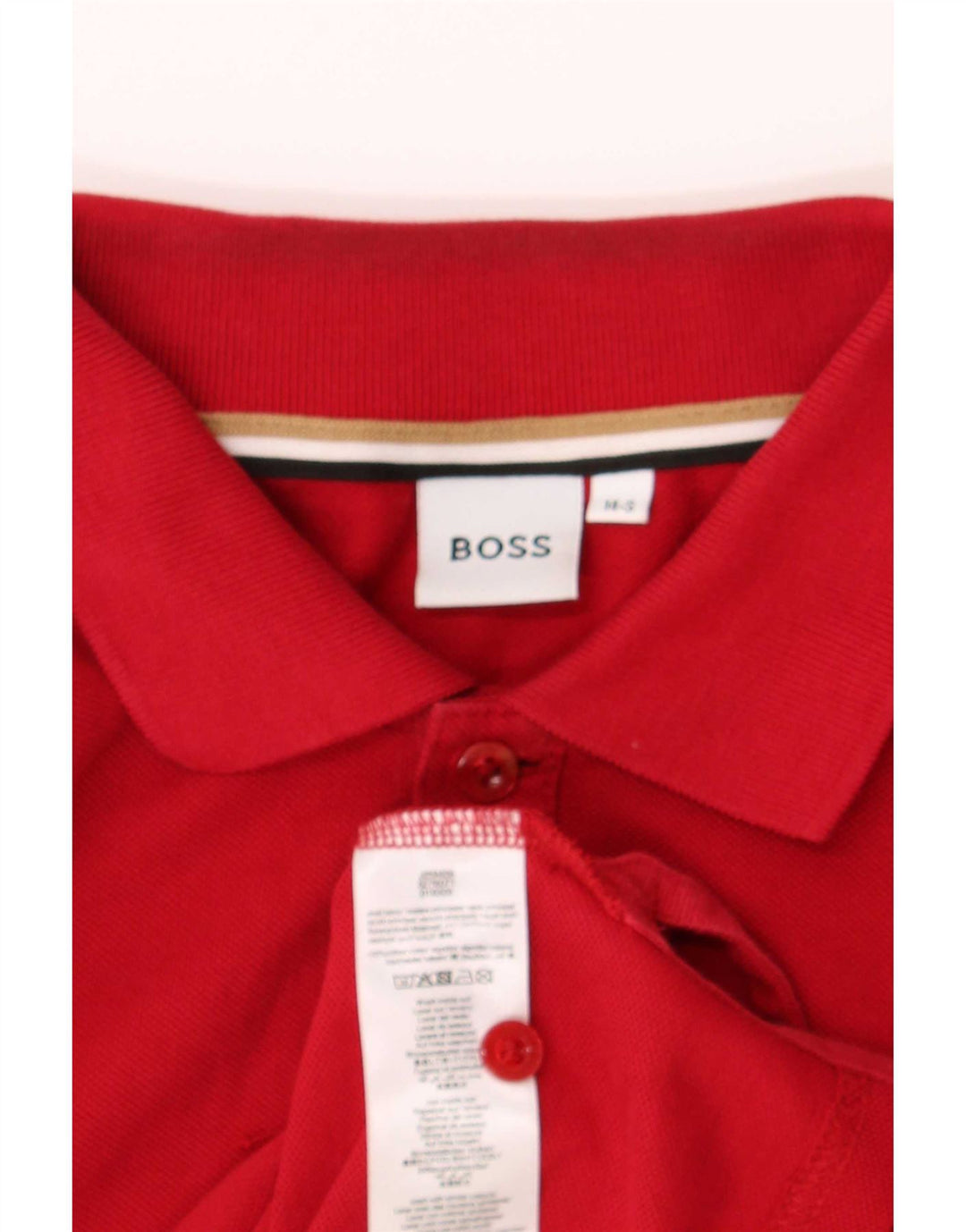 Hugo Boss Boys Polo Shirt 13-14 År Lille Rød Bomuld