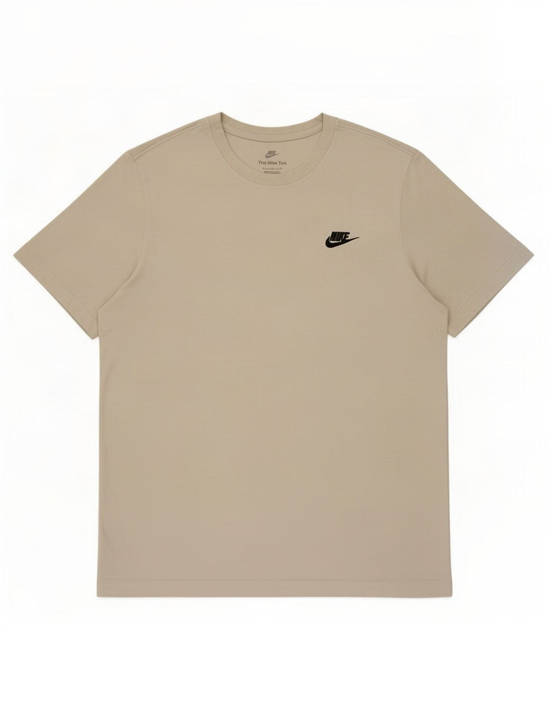 Nike T-shirt top til mænd, stor beige bomuld