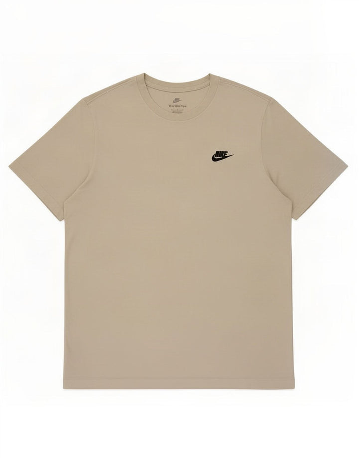 Nike T-shirt top til mænd, stor beige bomuld