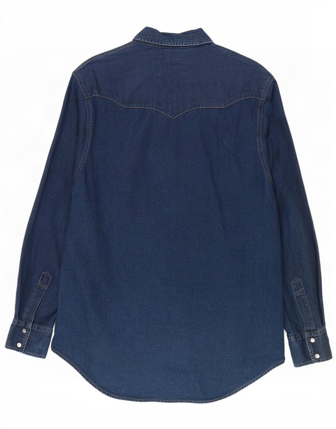 Edwin Herre denimskjorte Medium Navyblå Bomuld