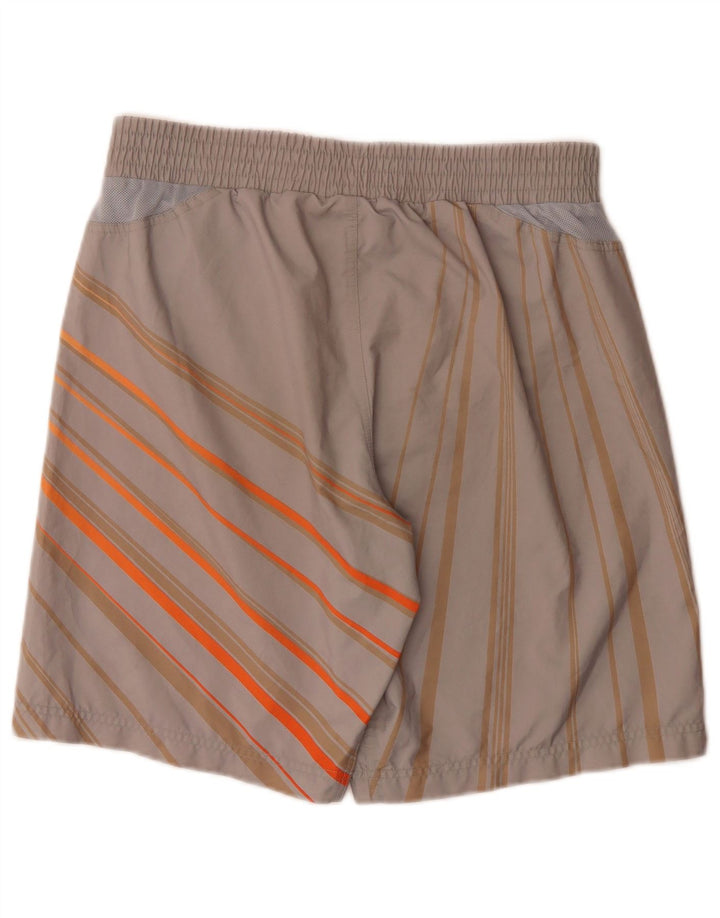 Nike Badeshorts til mænd mellem grå stribet polyester