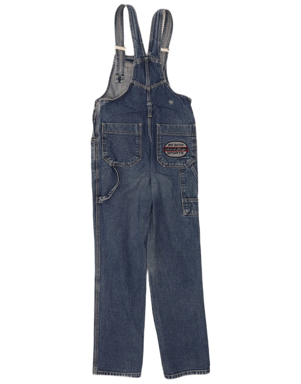 Vintage Womens Dungarees Straight Jeans W30 L30 Blue Cotton