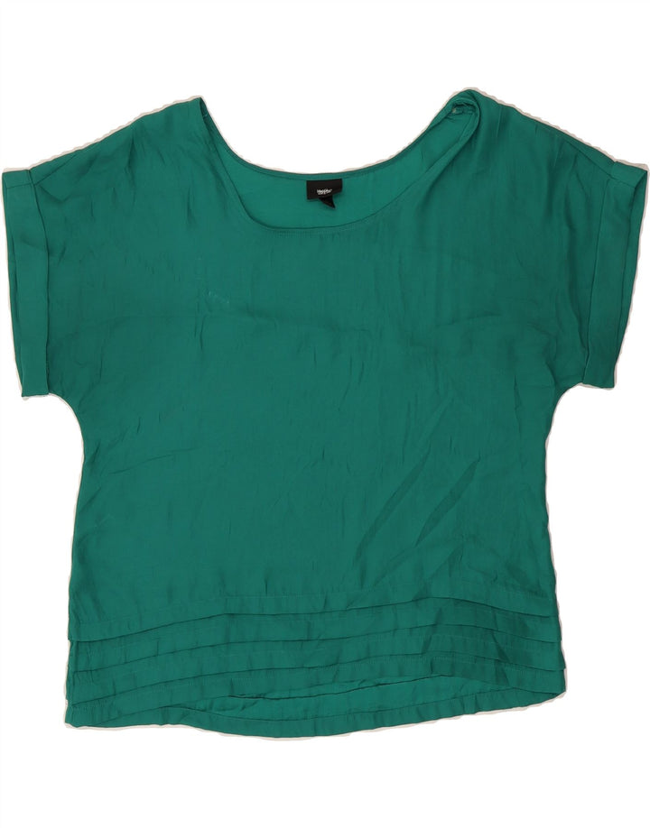 MOSSIMO Womens Blouse Top UK 16 Large Green Polyester Vintage Mossimo and Second-Hand Mossimo from Messina Hembry 