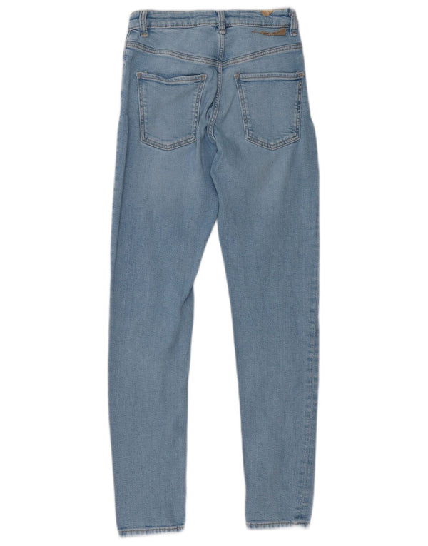 Zara Girls Skinny Jeans 11-12 År W22 L27 Blå