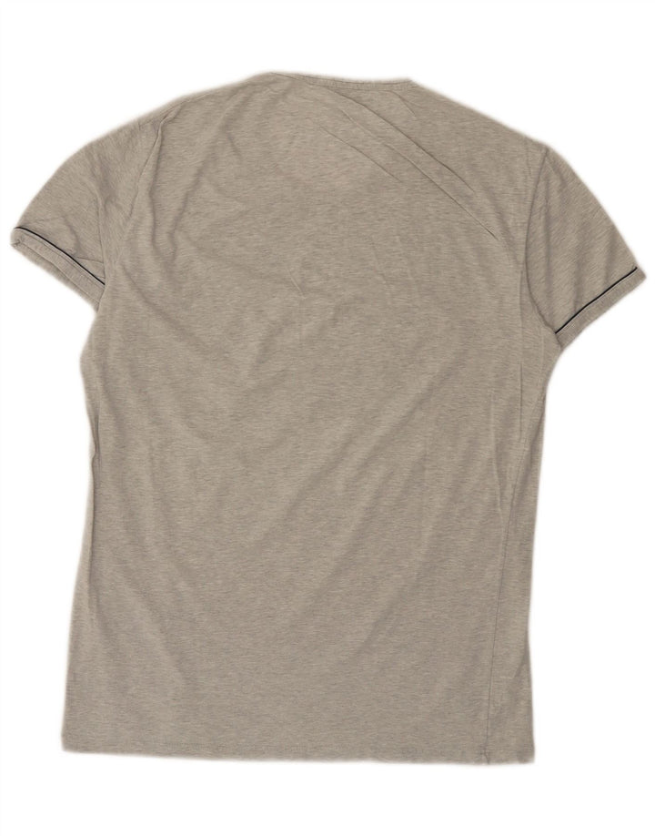 Fila Herre T-Shirt Top Lille Grå Flecked