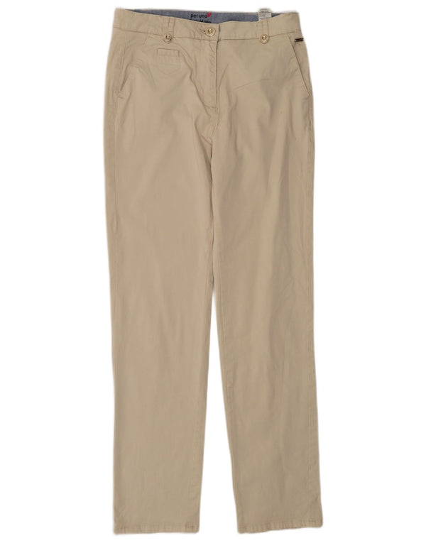 Marks & Spencer Lige Chinobukser til kvinder UK 10 Small W27 L30 Beige