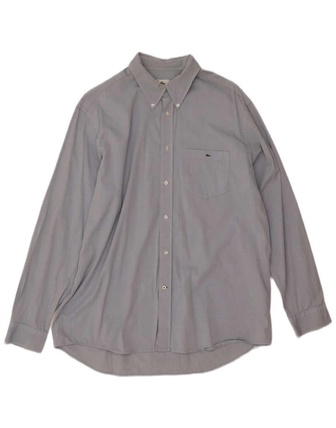 Lacoste Herreskjorte str. 44 XL Blå Bomuld