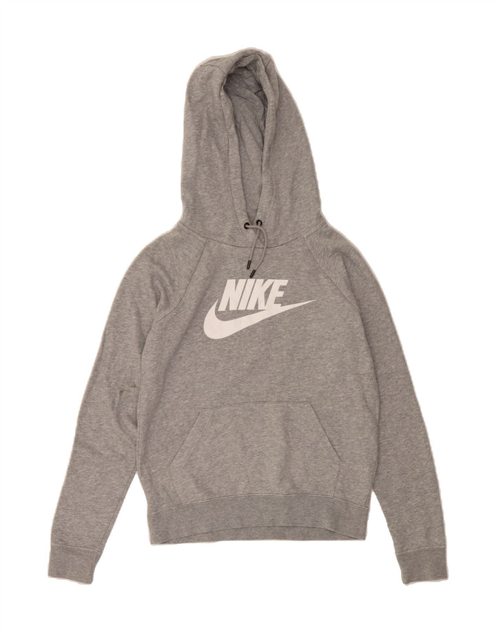 NIKE Mens Graphic Hoodie Jumper XS Grey Cotton Vintage Nike and Second-Hand Nike from Messina Hembry 