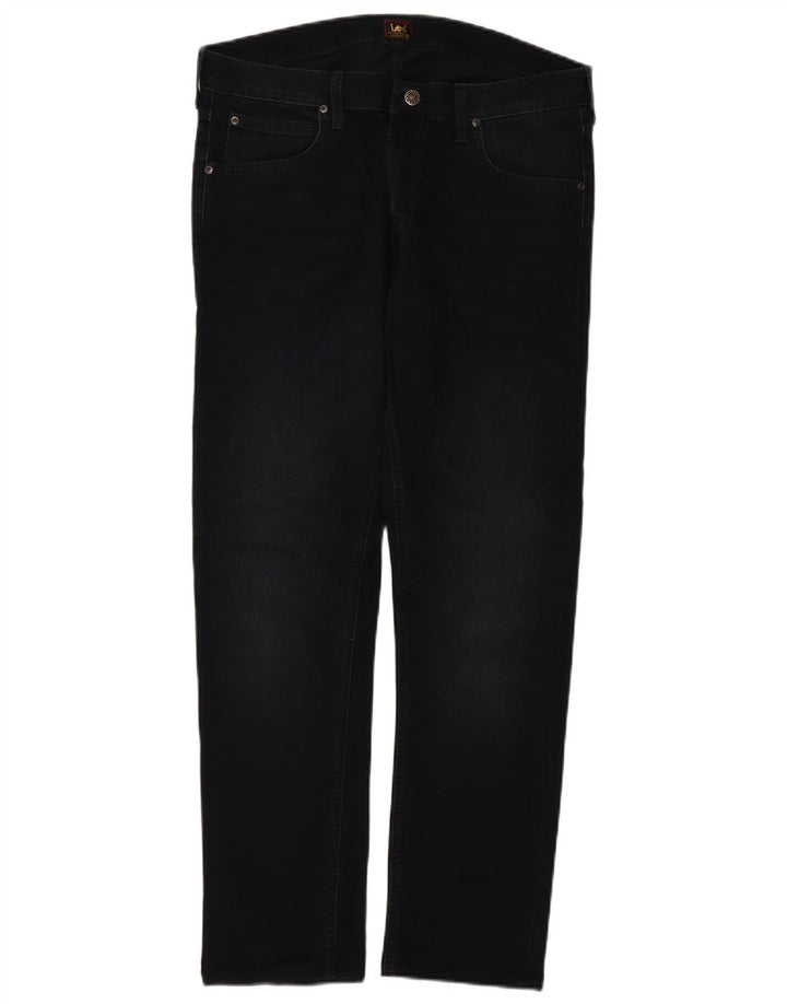 Lee lige jeans til kvinder W36 L29 marineblå