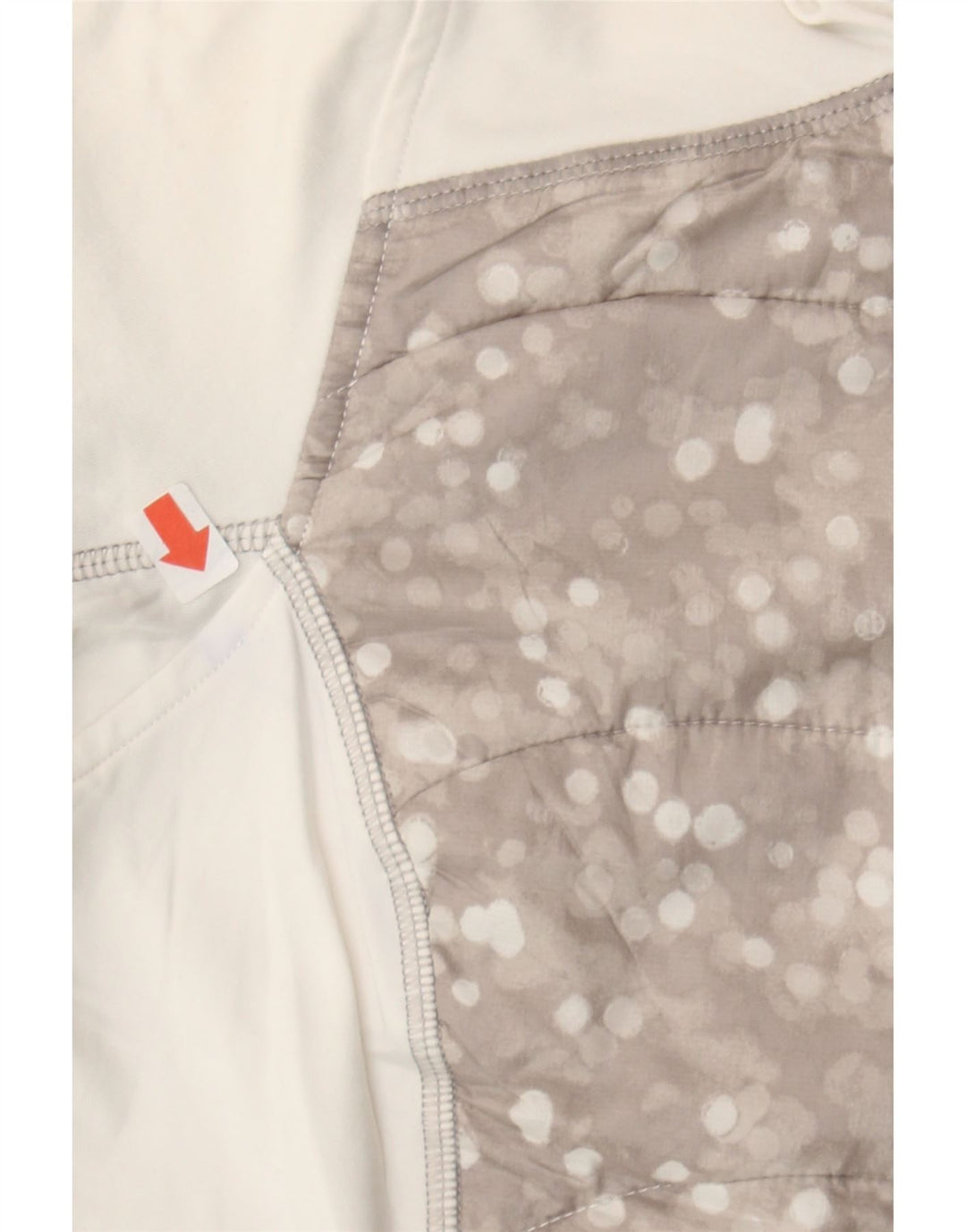 EDDIE BAUER Womens Tracksuit Top Jacket UK 12 Medium White Colourblock Vintage Eddie Bauer and Second-Hand Eddie Bauer from Messina Hembry 