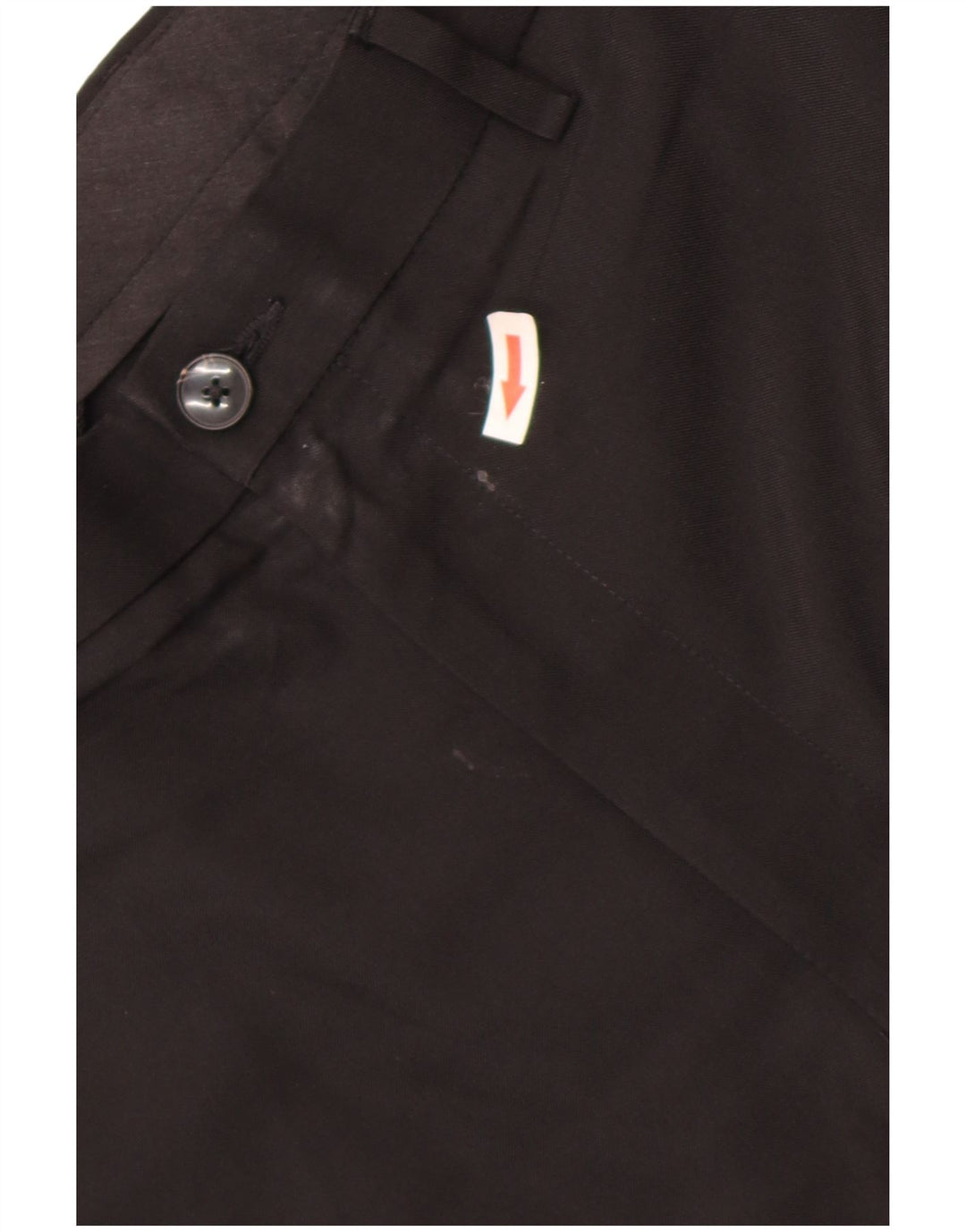 Marks & Spencer Mens Straight Regular Fit Chino Trousers W40 L31 Black