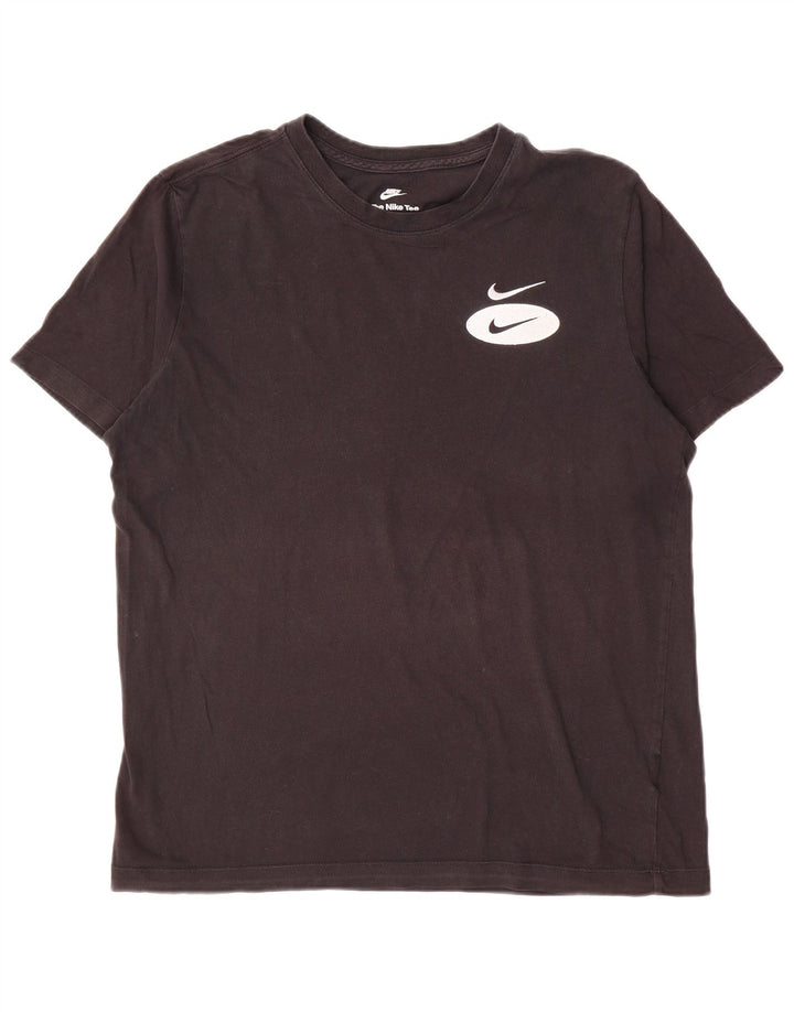 Nike T-shirt top mellem sort bomuld til mænd