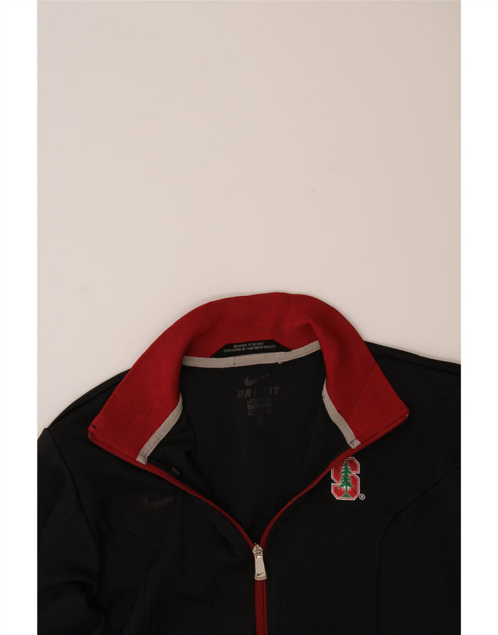 NIKE Mens Dri Fit Tracksuit Top Jacket Small Black Polyester Vintage Nike and Second-Hand Nike from Messina Hembry 