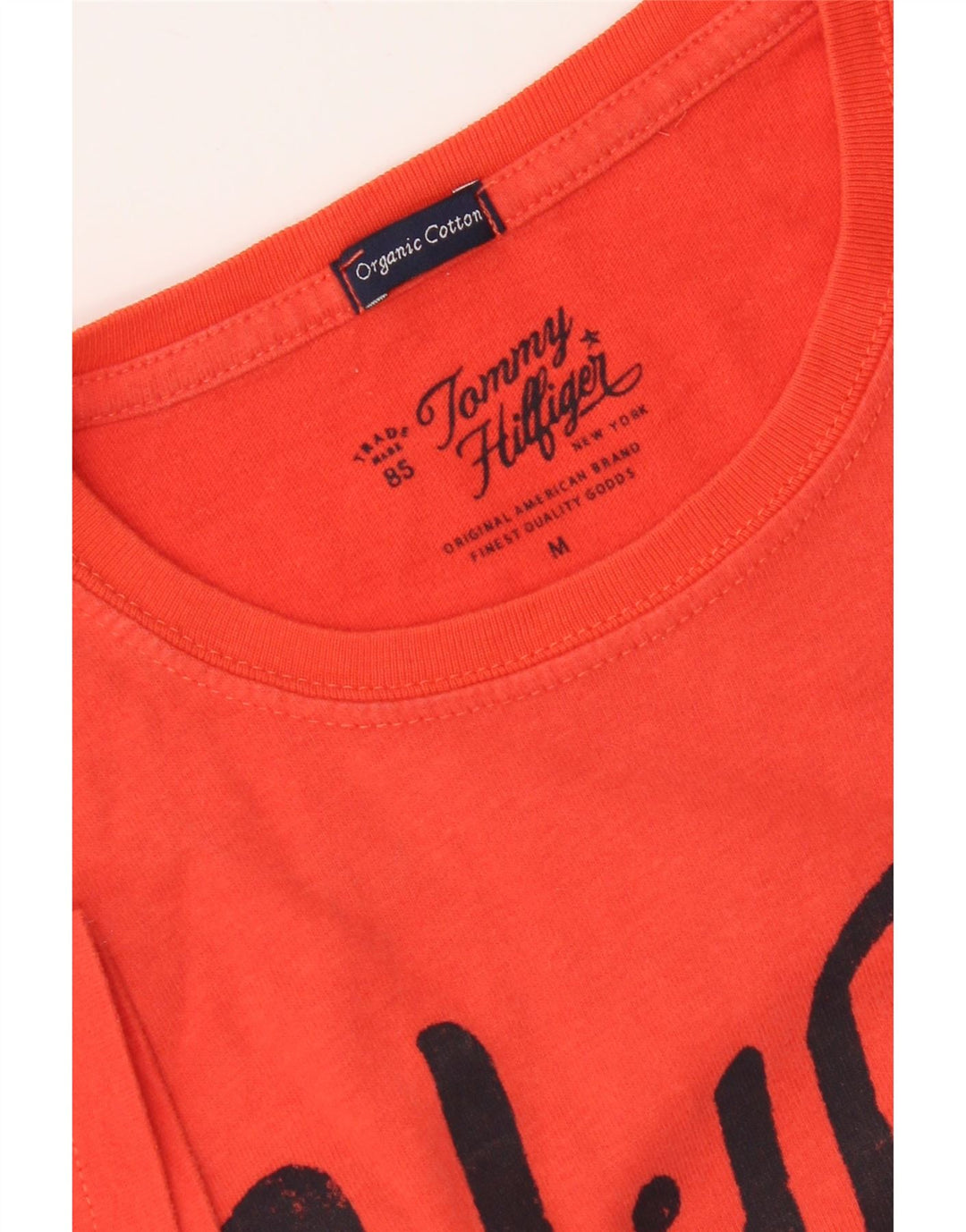 Tommy Hilfiger Herre Grafisk T-Shirt Top Medium Orange