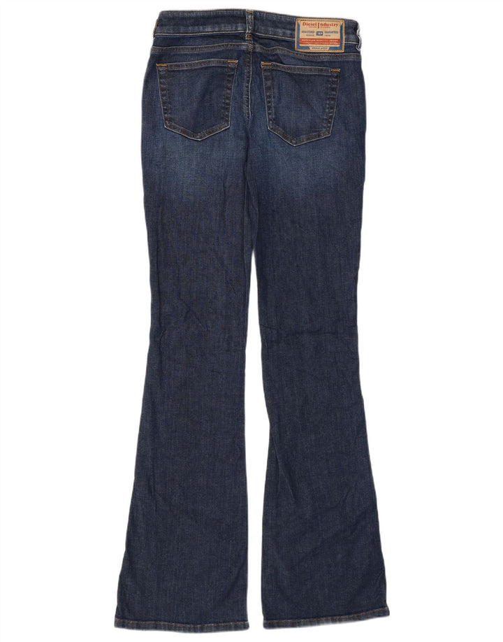 Diesel Dame Flared Jeans W24 L31 Blå Bomuld