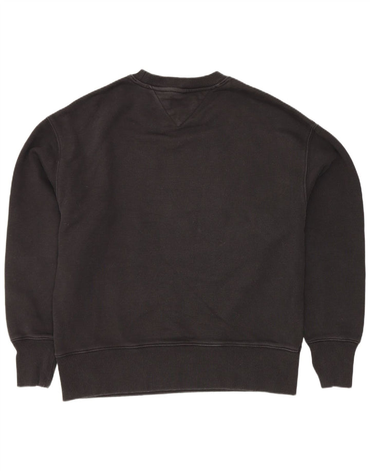 Tommy Hilfiger Herre Grafisk Sweatshirt Jumper Lille Sort Bomuld