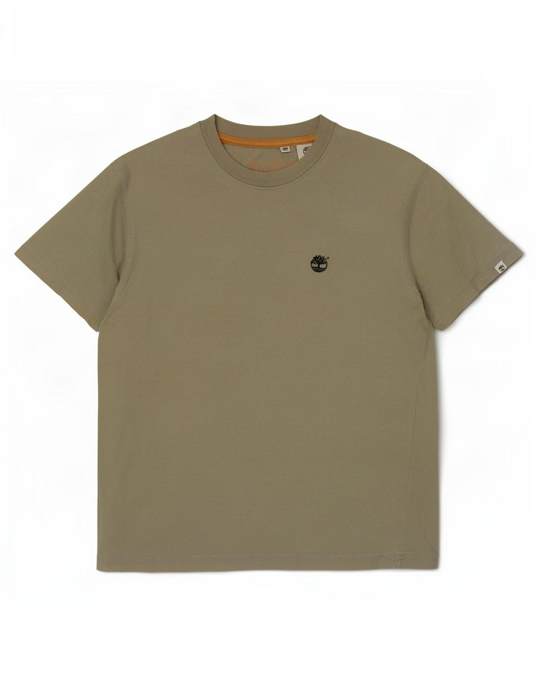 Timberland Herre grafisk T-shirt Top Lille Khaki Bomuld