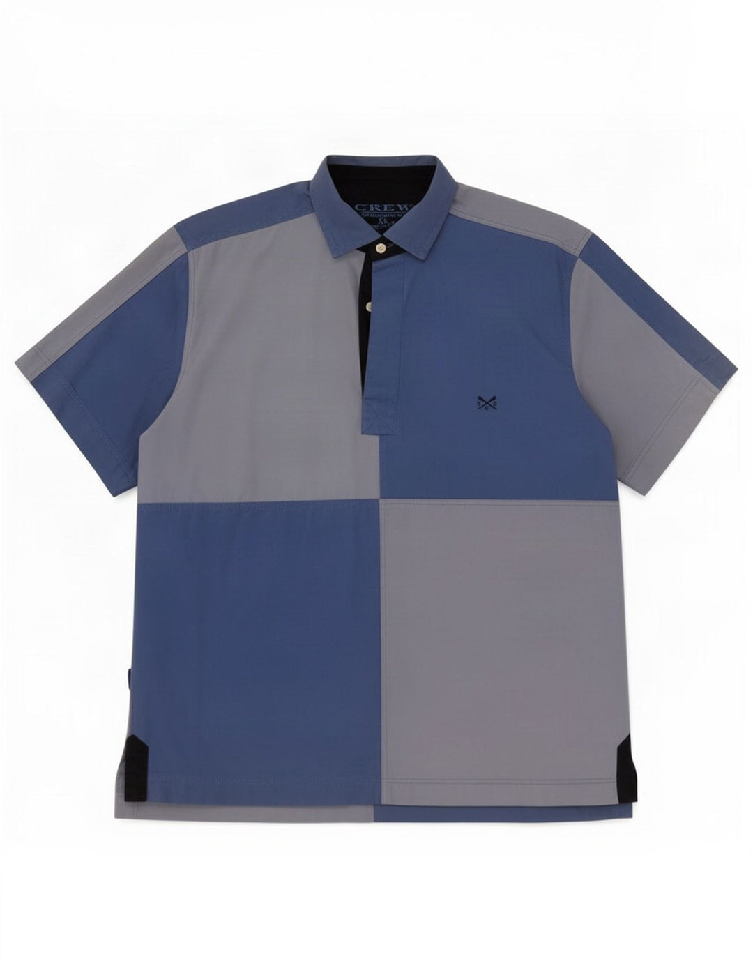 Crew Clothing Kortærmet herretrøje XS Blå Colourblock