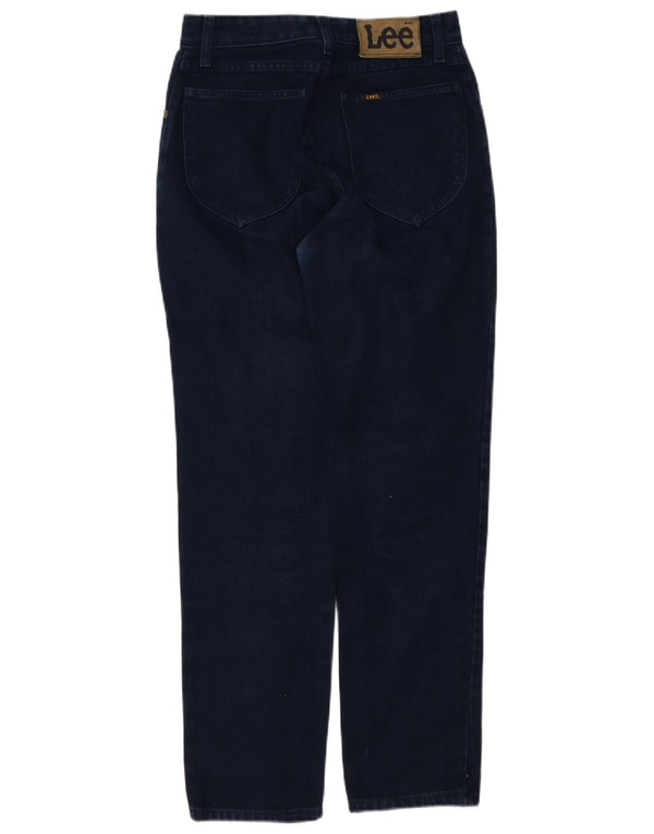 Lee Womens Oklahoma Højtaljede tilspidsede jeans W30 L29 Marineblå bomuld
