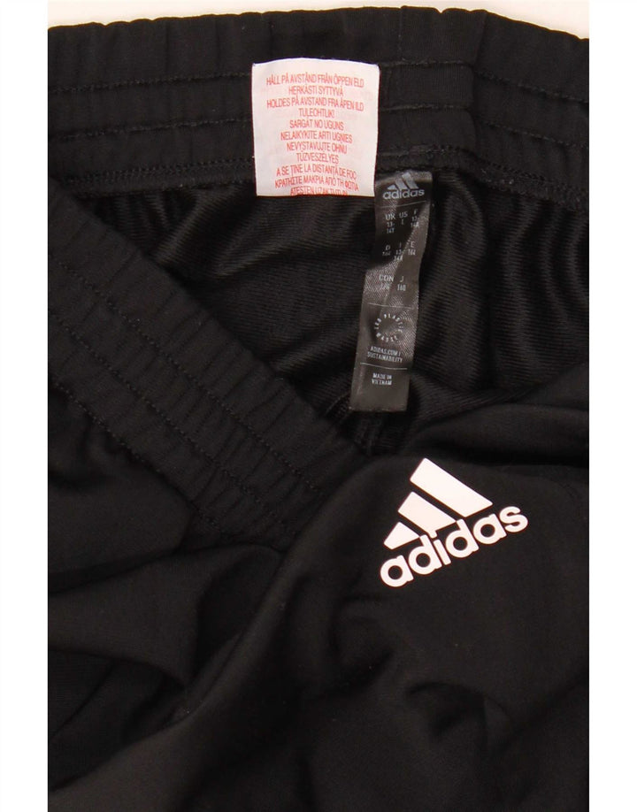 Adidas Drenge Træningsdragt Bukser 13-14 År Sort Polyester