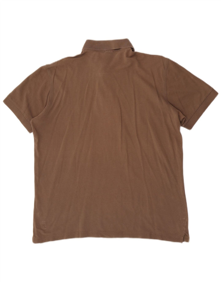 Hugo Boss herre poloshirt lille brun bomuld