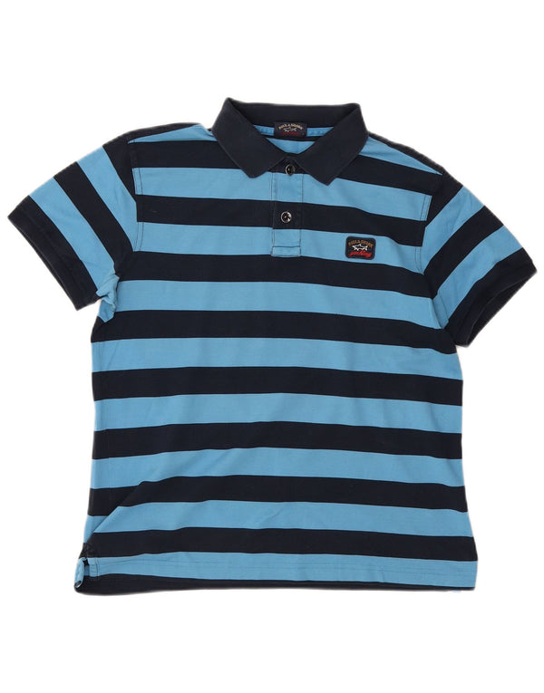 Paul & Shark Herre poloshirt Medium blå stribet