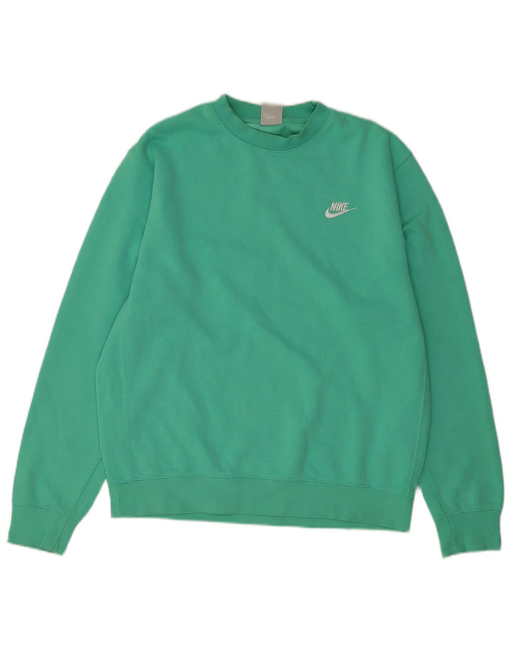 Nike Sweatshirt til mænd mellem grøn bomuld
