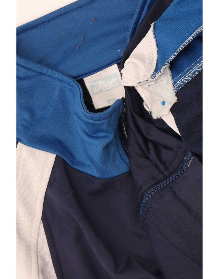 Asics Herre grafisk træningsdragt Topjakke 2XL Blå Colourblock Polyester