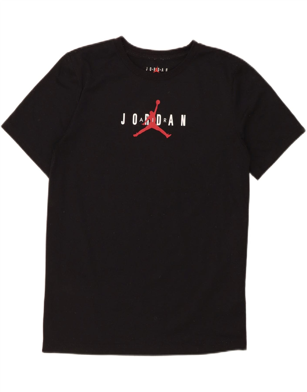 JORDAN Drenge Grafisk T-Shirt Top 13-14 år XL Sort Polyester