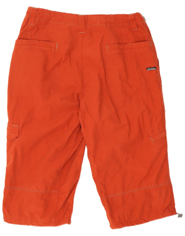 Columbia Herre Cargo Shorts W34 Large Orange Bomuld