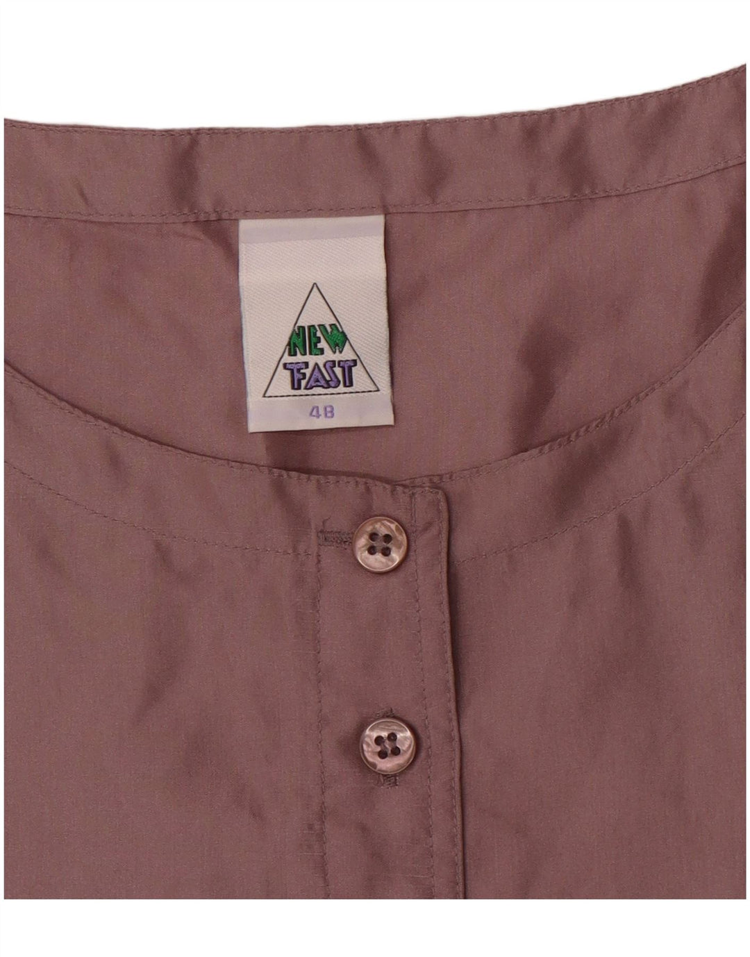 Ny hurtig damebluse uden ærmer IT 48 XL Burgundy Silke