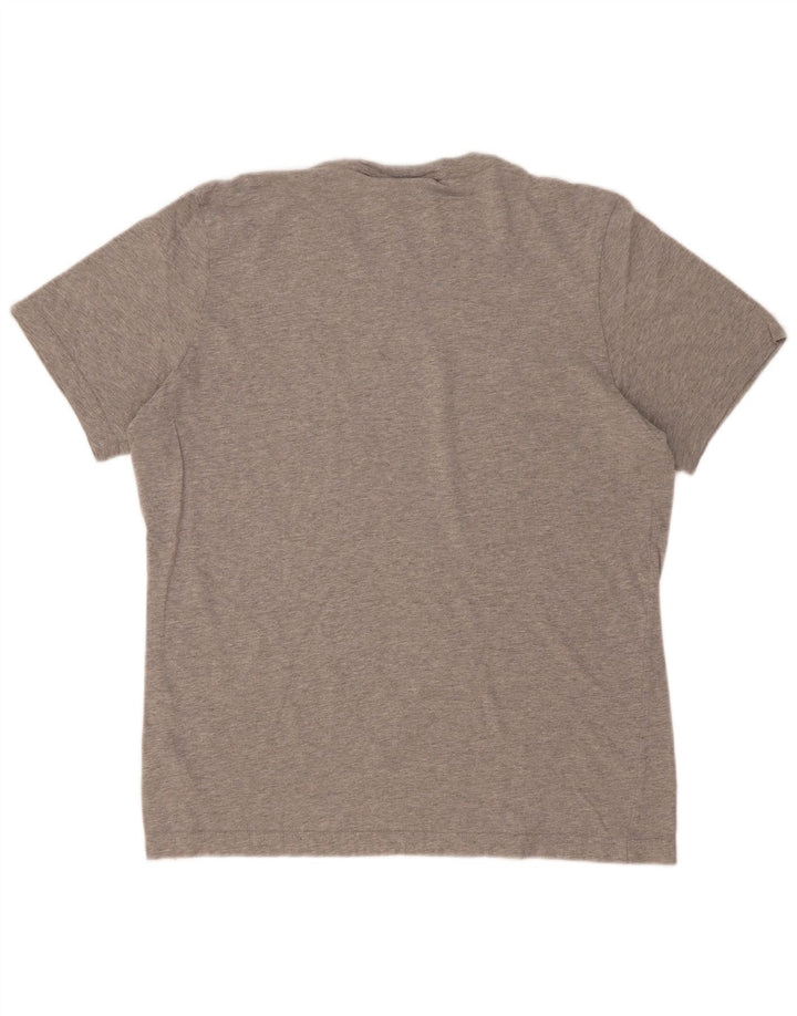Adidas Herre T-Shirt Top Lille Grå Bomuld