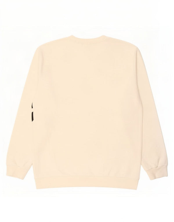 Lotto Herre Grafisk Sweatshirt Jumper XL Hvid Bomuld