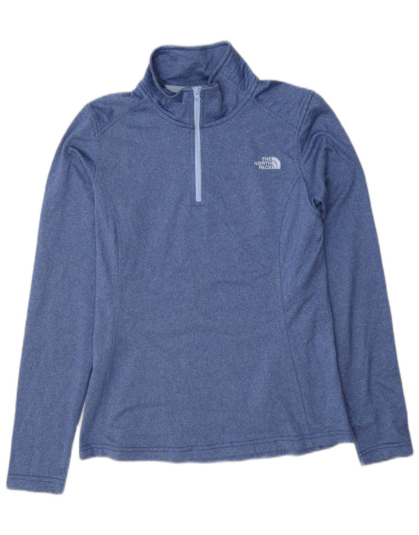 The North Face Dame Pullover Træningsdragt Top UK 10 Small Blue Flecked