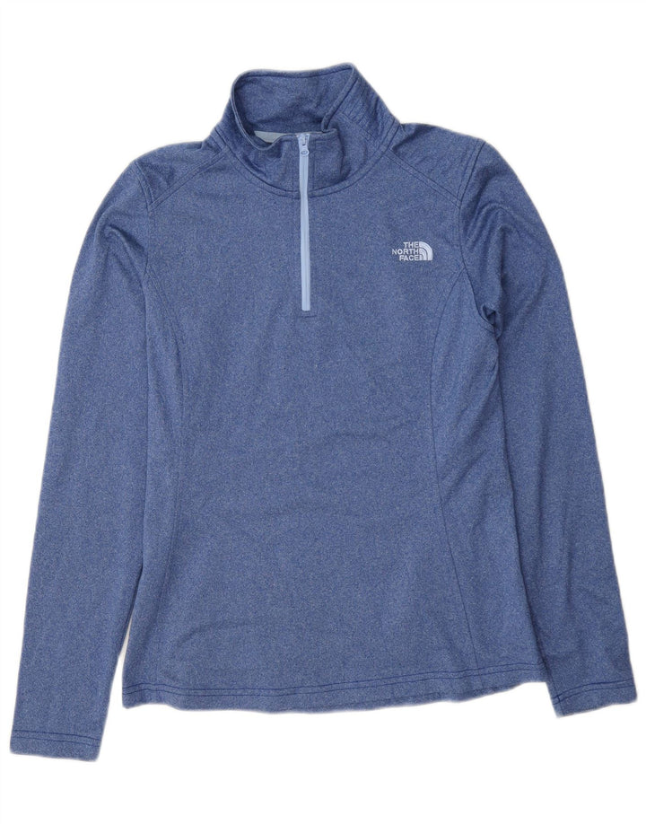 The North Face Dame Pullover Træningsdragt Top UK 10 Small Blue Flecked
