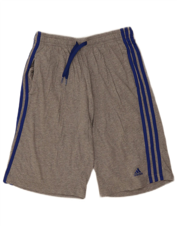 Adidas drenge sportsshorts 15-16 år Grå bomuld
