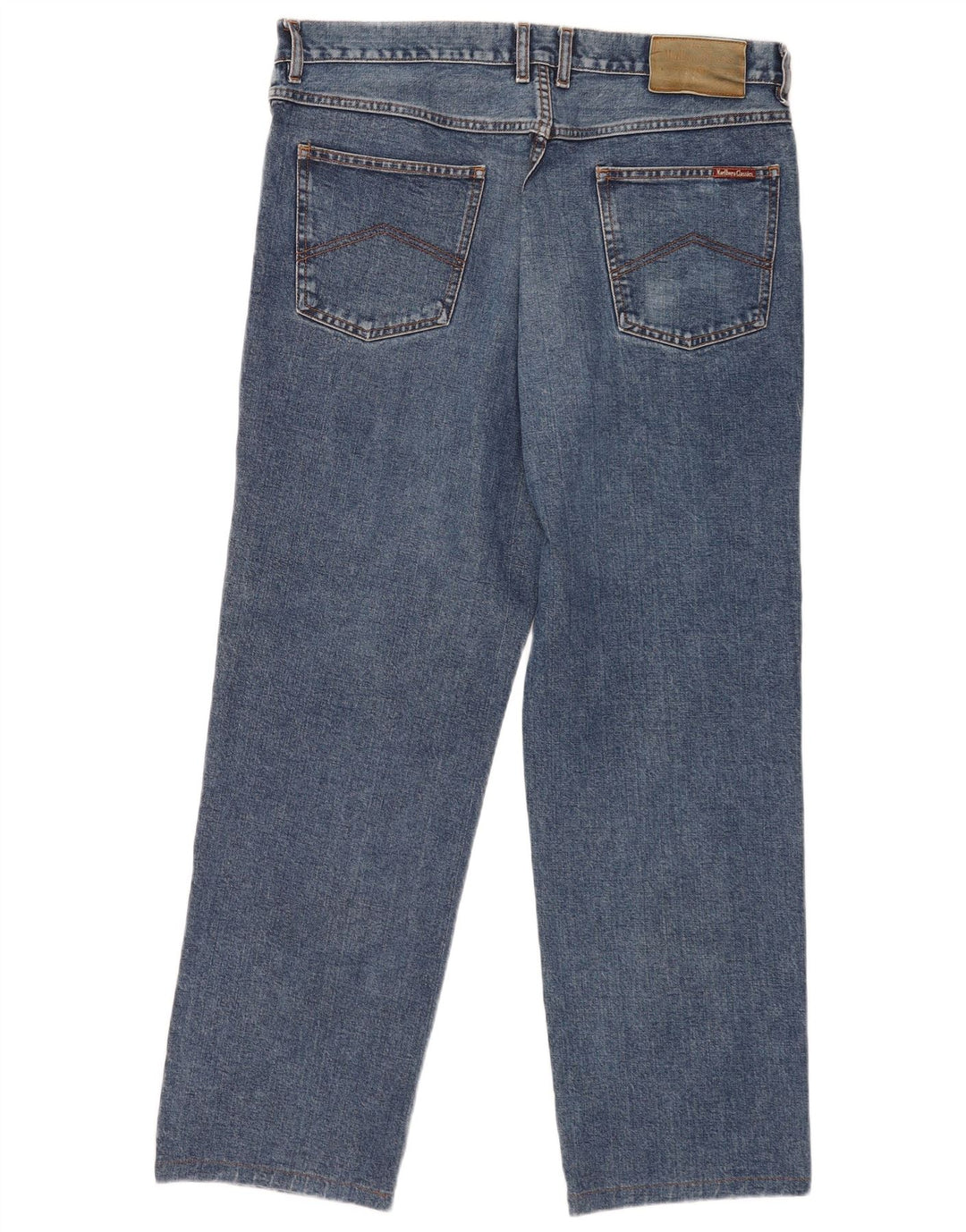 Marlboro Classics Straight Jeans til mænd W38 L31 Blå Bomuld