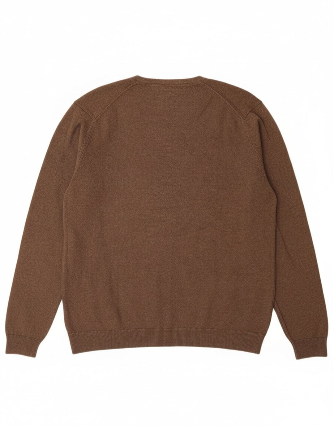 Angelo Litrico Herre V-hals sweater XL brun bomuld