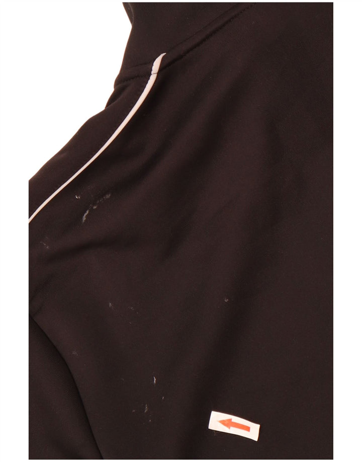 Asics træningsdragt topjakke til kvinder UK 18 XL Sort Colourblock Polyester