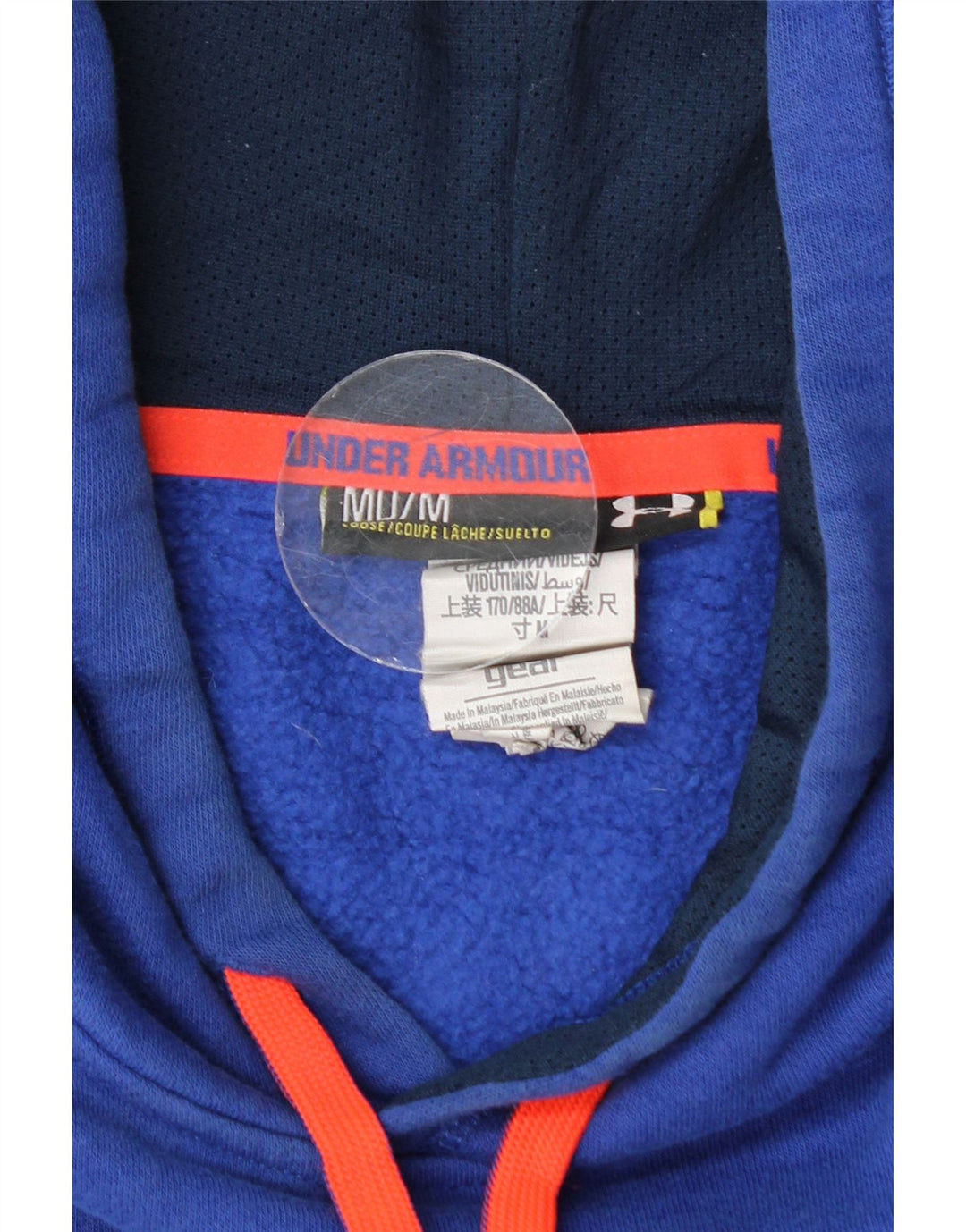 UNDER ARMOUR Herre hættetrøje Jumper Medium Blue Bomuld