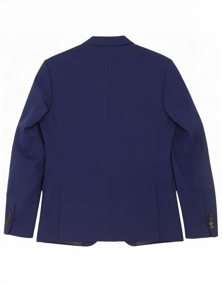 Zara Herre 2-knaps blazerjakke EU 48 Medium Navy Blue