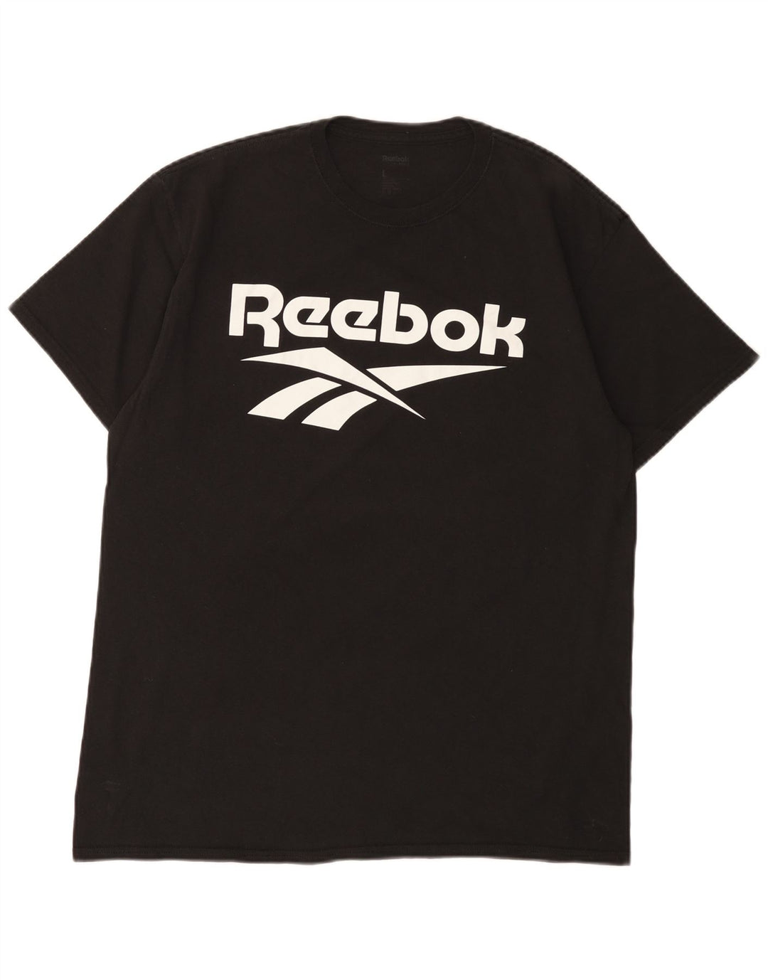 Reebok Herre Grafisk T-Shirt Top Stor Sort
