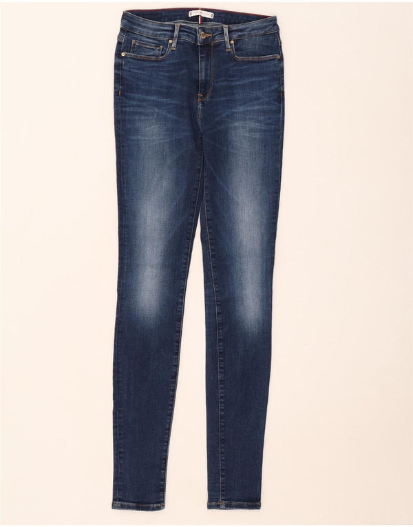 Tommy Hilfiger Dame Como Skinny Jeans W28 L32 Blå Bomuld