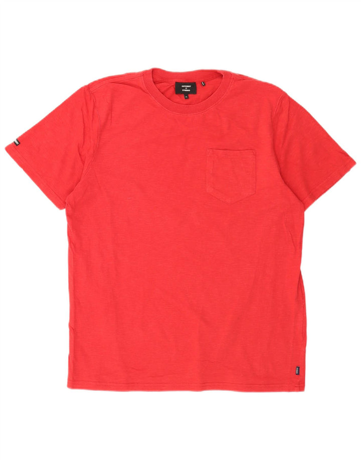 Superdry Regular Fit T-shirt top til mænd XL Rød