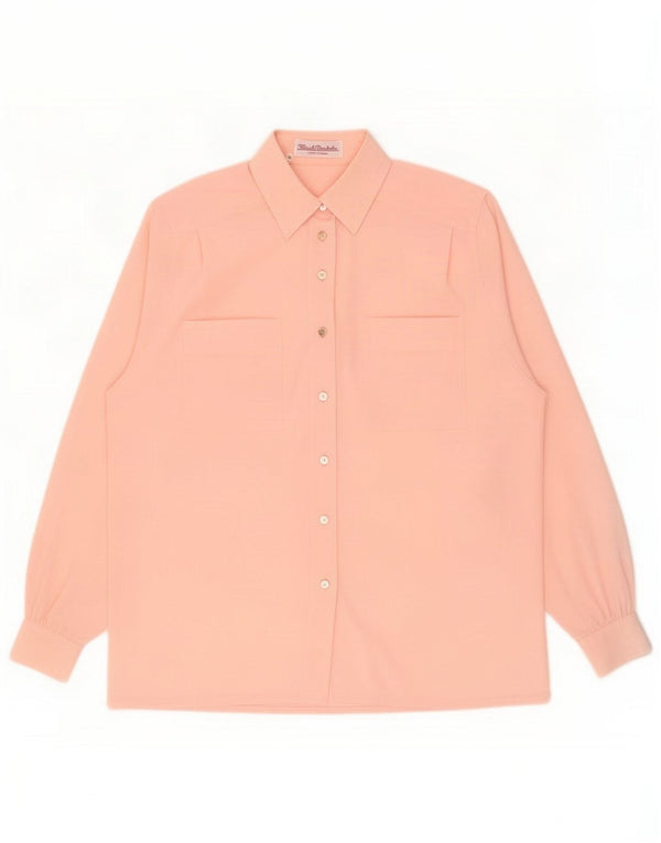 Renato Balestra Dame Oversized skjorte bluse IT 42 Medium Pink Polyester